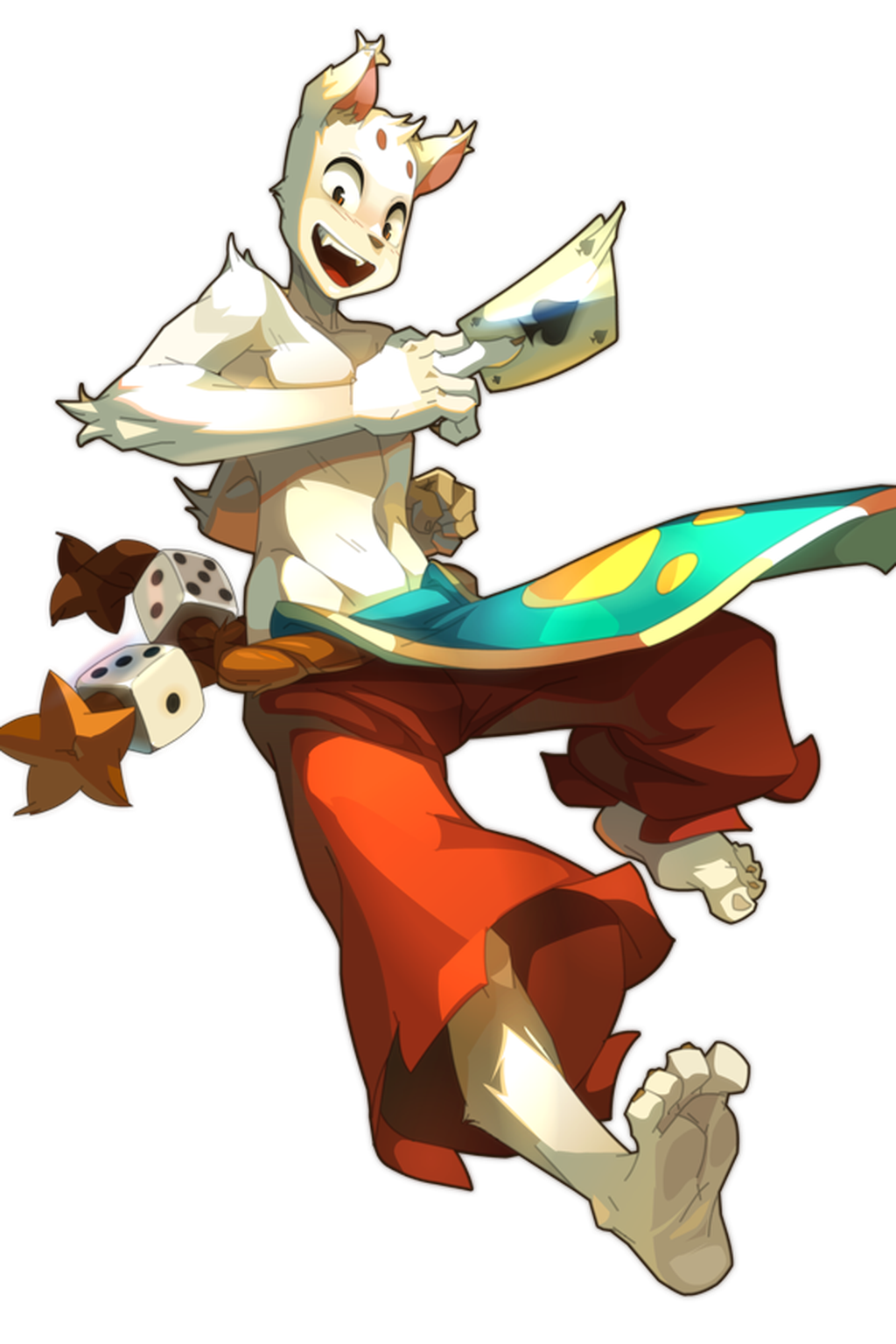 Ecaflip character, the gambler class, official artwork