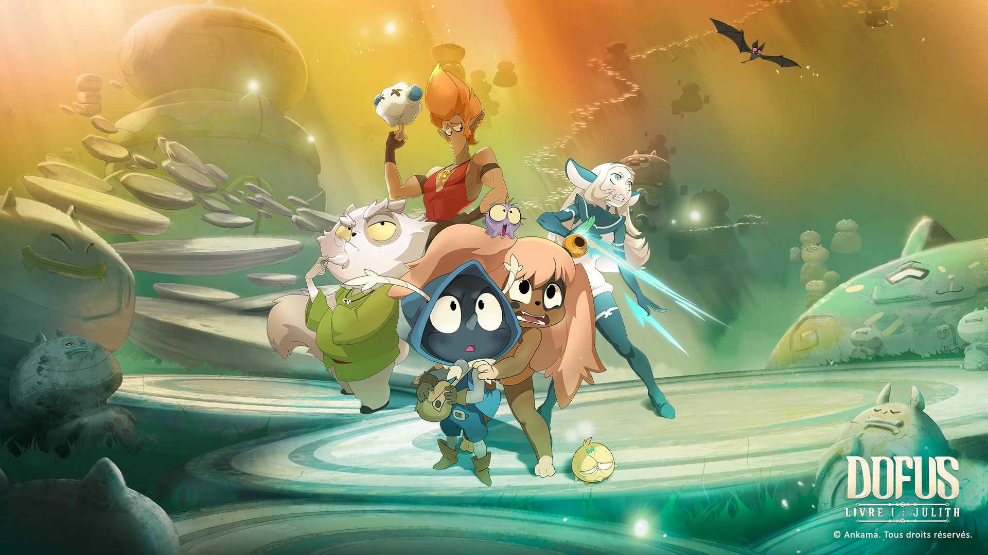 Atmospheric view of the Dofus world